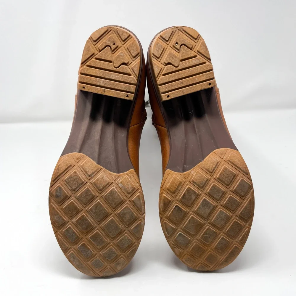 Chaco Cataluna Tall Riding Boots Womens 8.5 Tan Brown Waterproof Leather Rustic